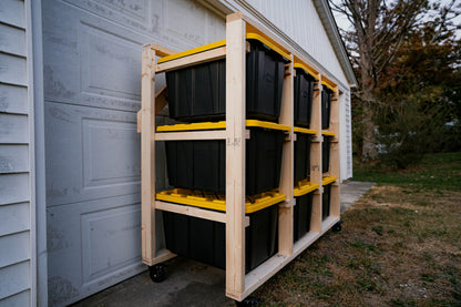 Quick and Simple Home Organization Kit (Holds 9 TOTES)